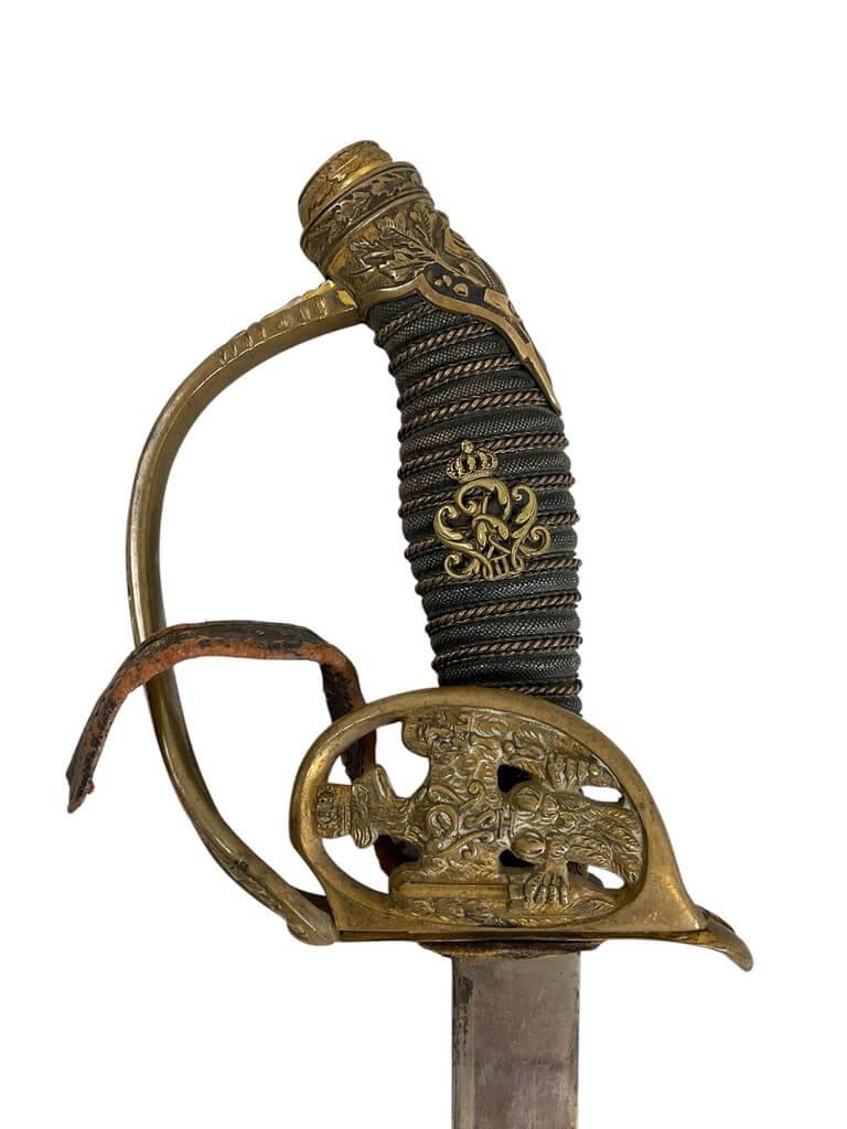 WW1 Imperial German M89 Officers Sword With Scabbard SHARPENED WW1 Imperial German M89 Officers Sword With Scabbard SHARPENED