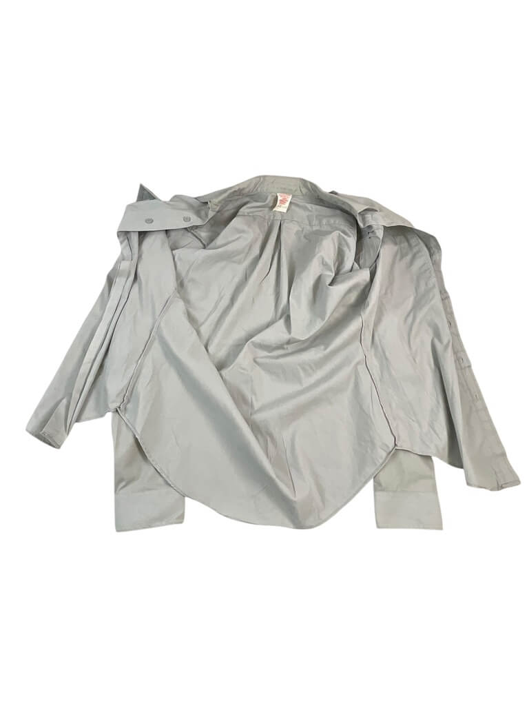 Royal Canadian Mounted Police RCMP Long Sleeve Blue Shirt With Woven Patches Size 16 Royal Canadian Mounted Police RCMP Long Sleeve Blue Shirt With Woven Patches Size 16