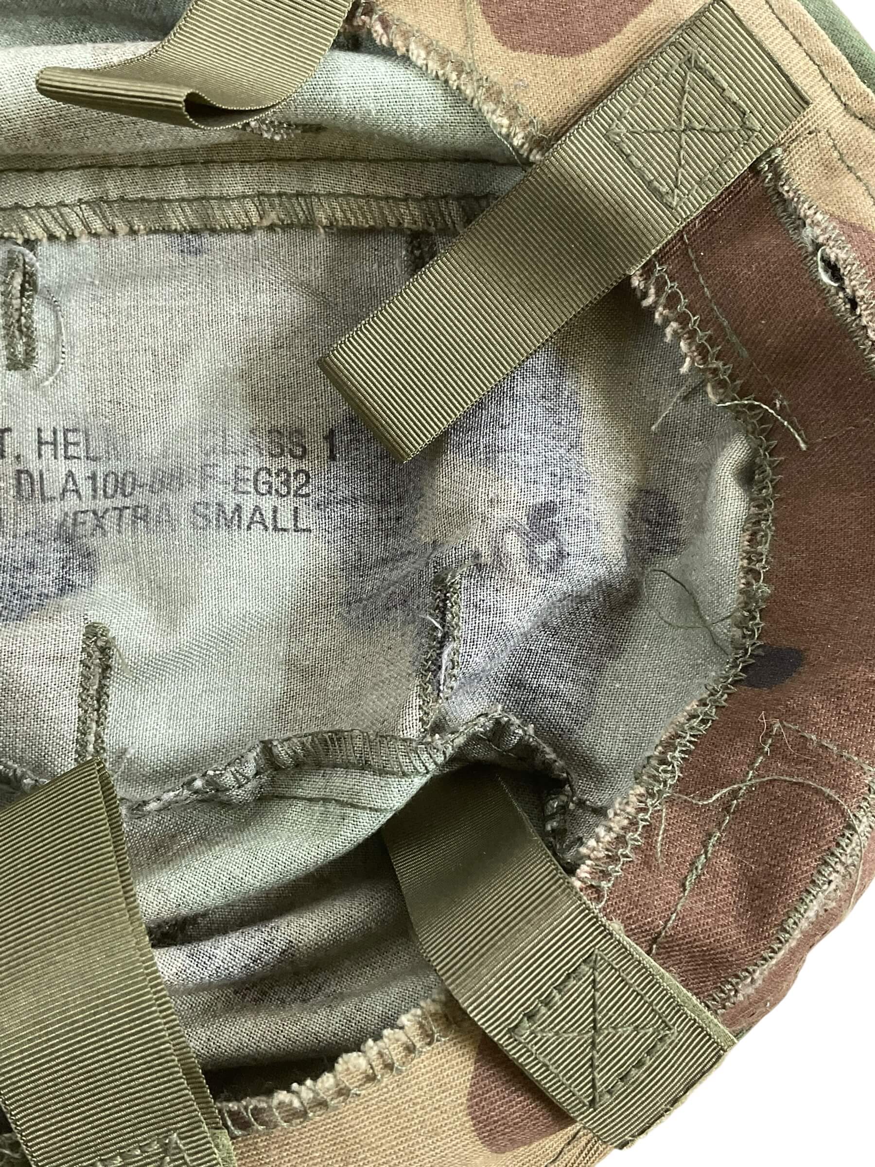 US Army PASGT Woodland Helmet Cover Size XS US Army PASGT Woodland Helmet Cover Size XS