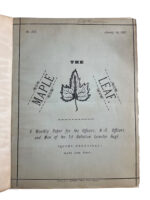 British Canadian 1st Battalion Leinster Regiment The Maple Leaf 100 No 21 Used Hardcover Reference Book