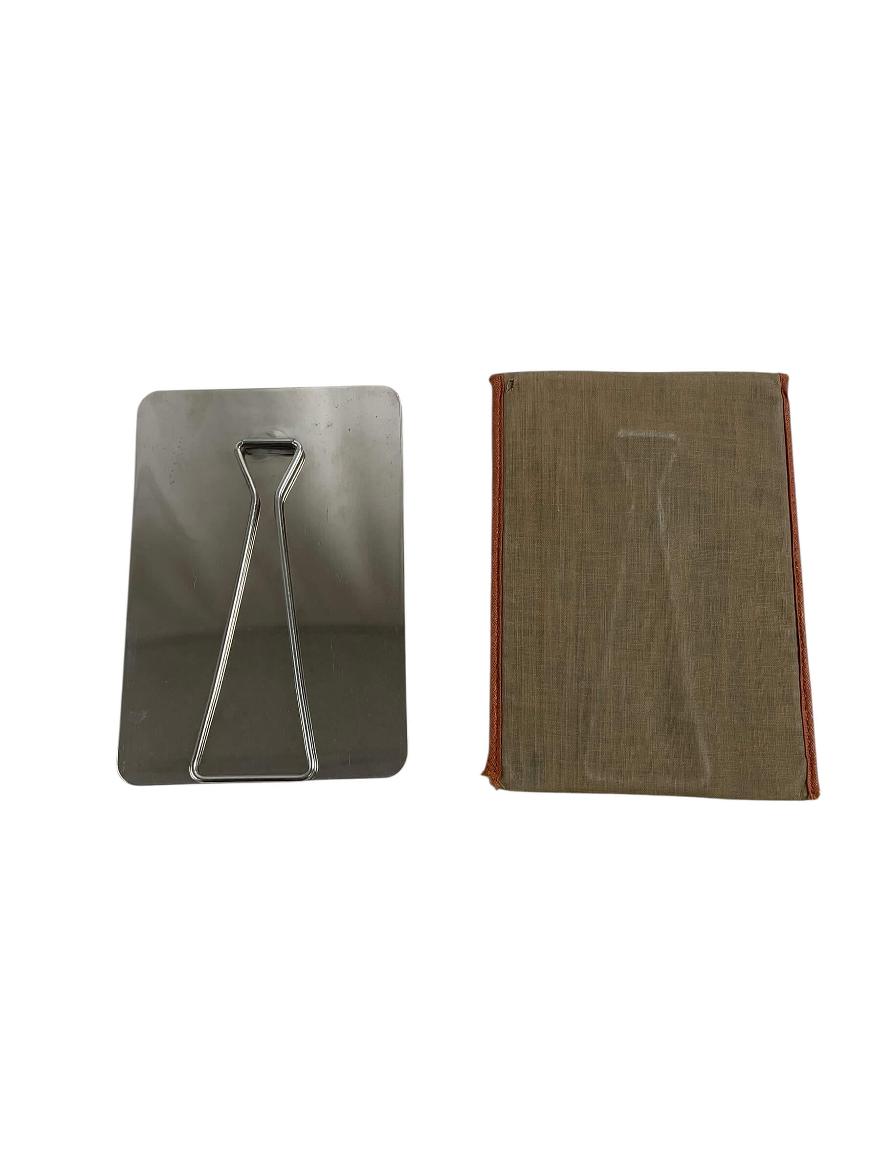 WW1 Canadian CEF Officers Private Purchase Shaving Mirror With Pouch WW1 Canadian CEF Officers Private Purchase Shaving Mirror With Pouch