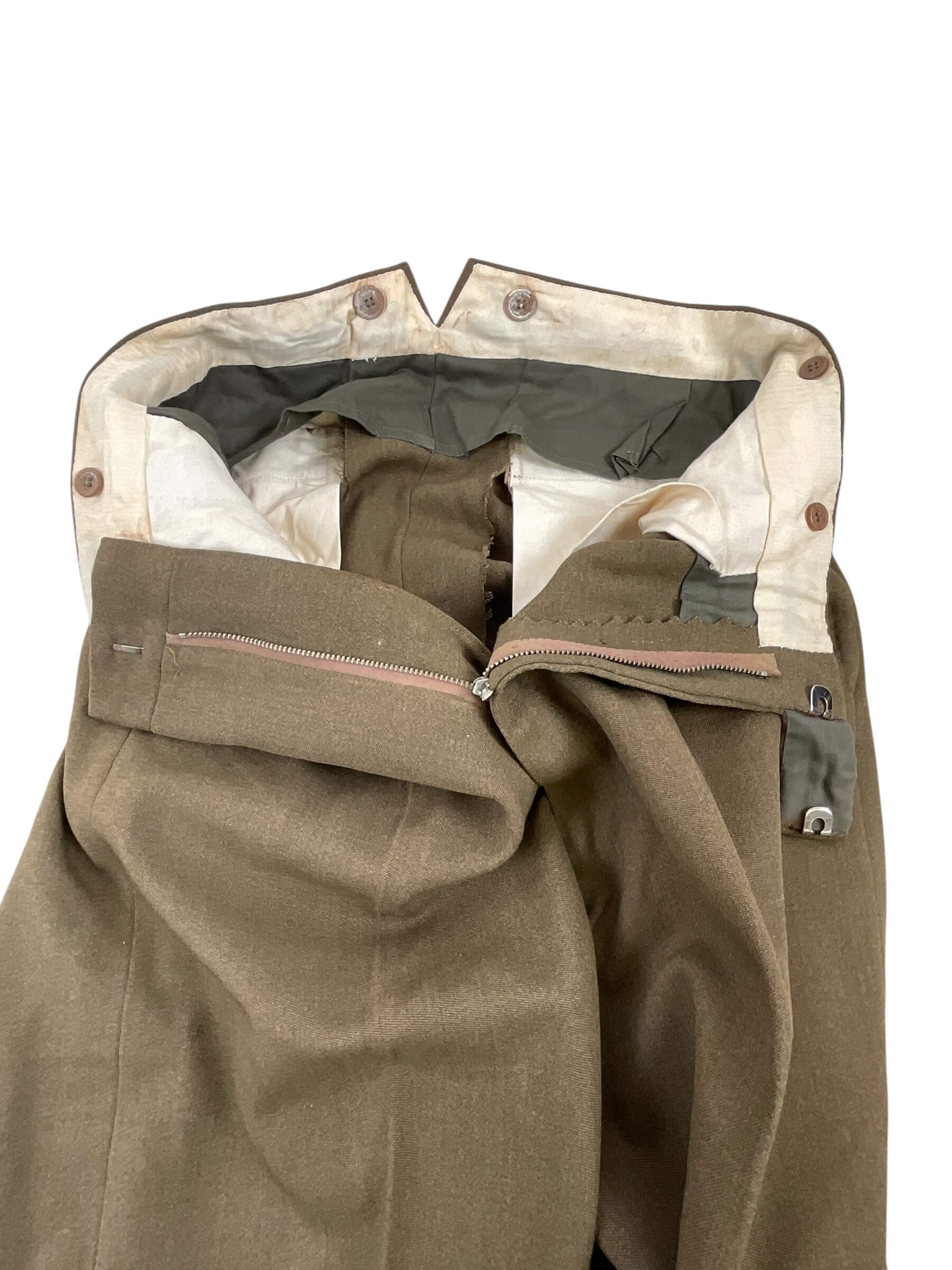 WW2 Canadian Army Officers Service Dress Trousers Pants Waist 32" Inseam 32" WW2 Canadian Army Officers Service Dress Trousers Pants Waist 32" Inseam 32"
