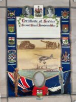 WW2 Canadian Certificate of Service Scroll Unissued