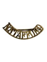 WW1 British BEF North Staffordshire Regiment Shoulder Title Insignia Single