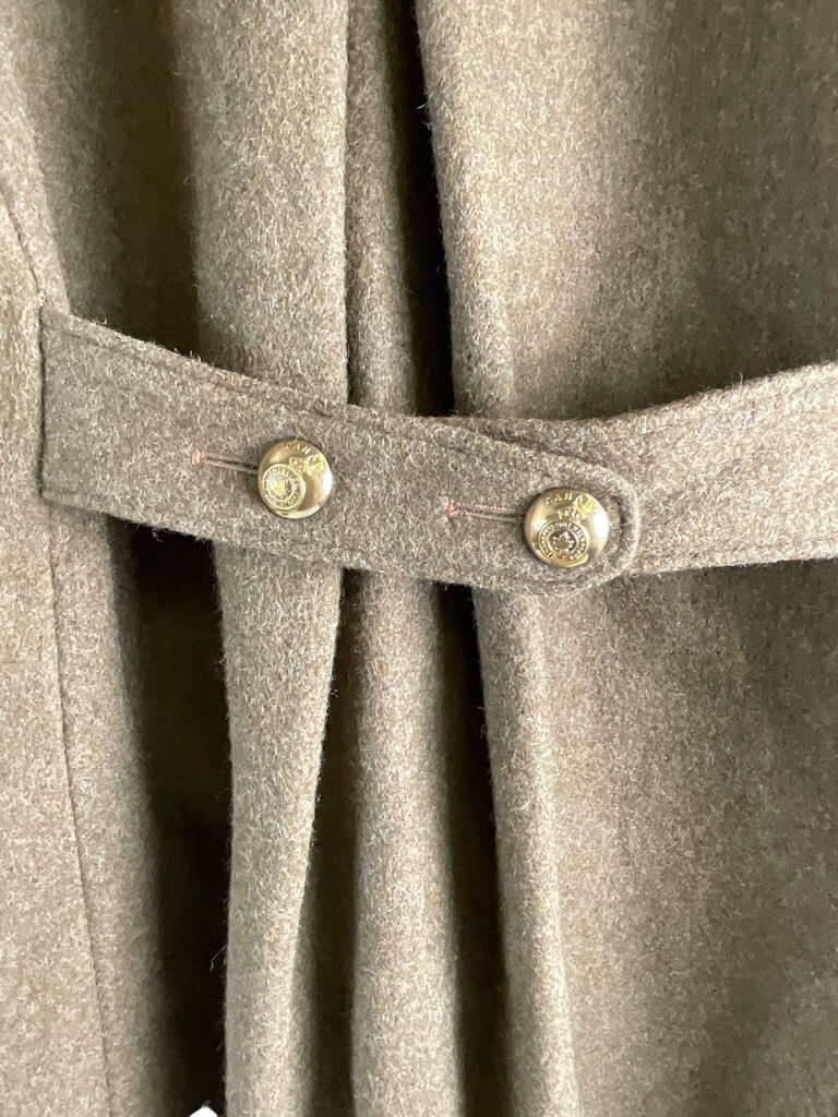 WW1 Canadian CEF Great Coat Named With Extras WW1 Canadian CEF Great Coat Named With Extras