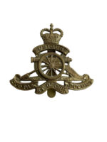 Canadian Forces RCA Artillery Brass Cap Badge