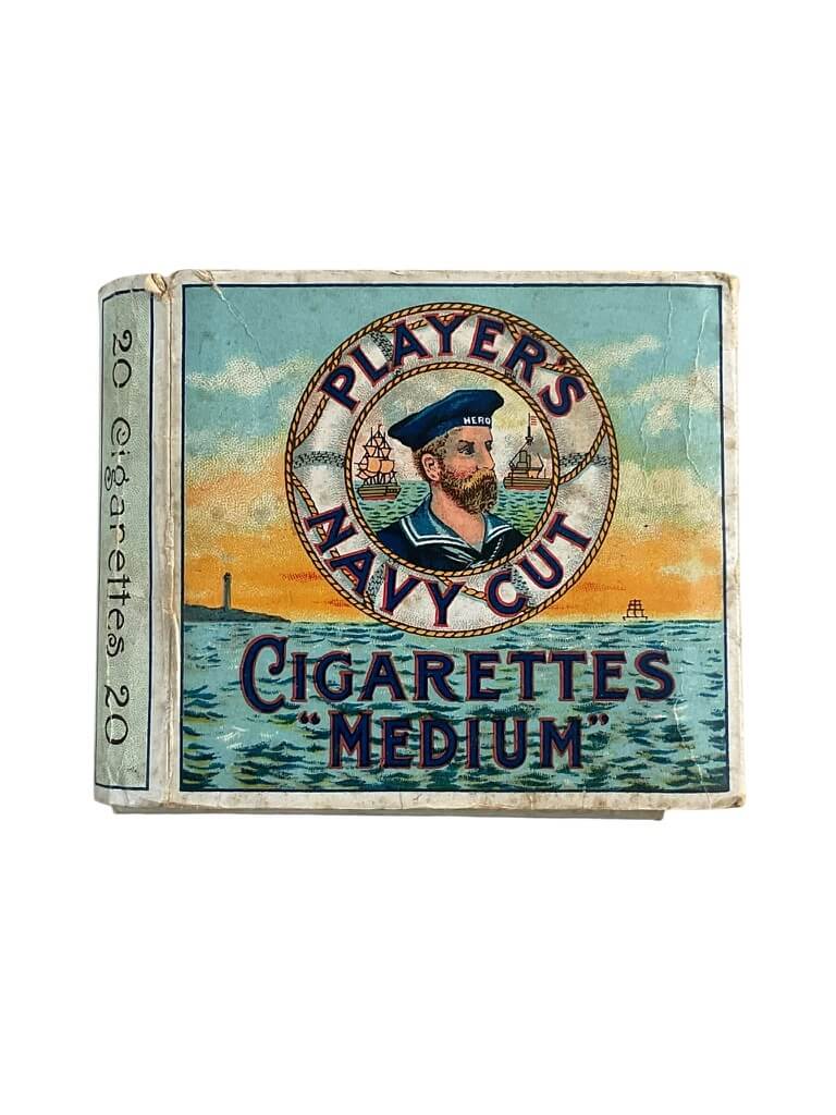 WW2 Canadian Navy Player's Cigarette Package EMPTY Ships Only WW2 Canadian Navy Player's Cigarette Package EMPTY Ships Only