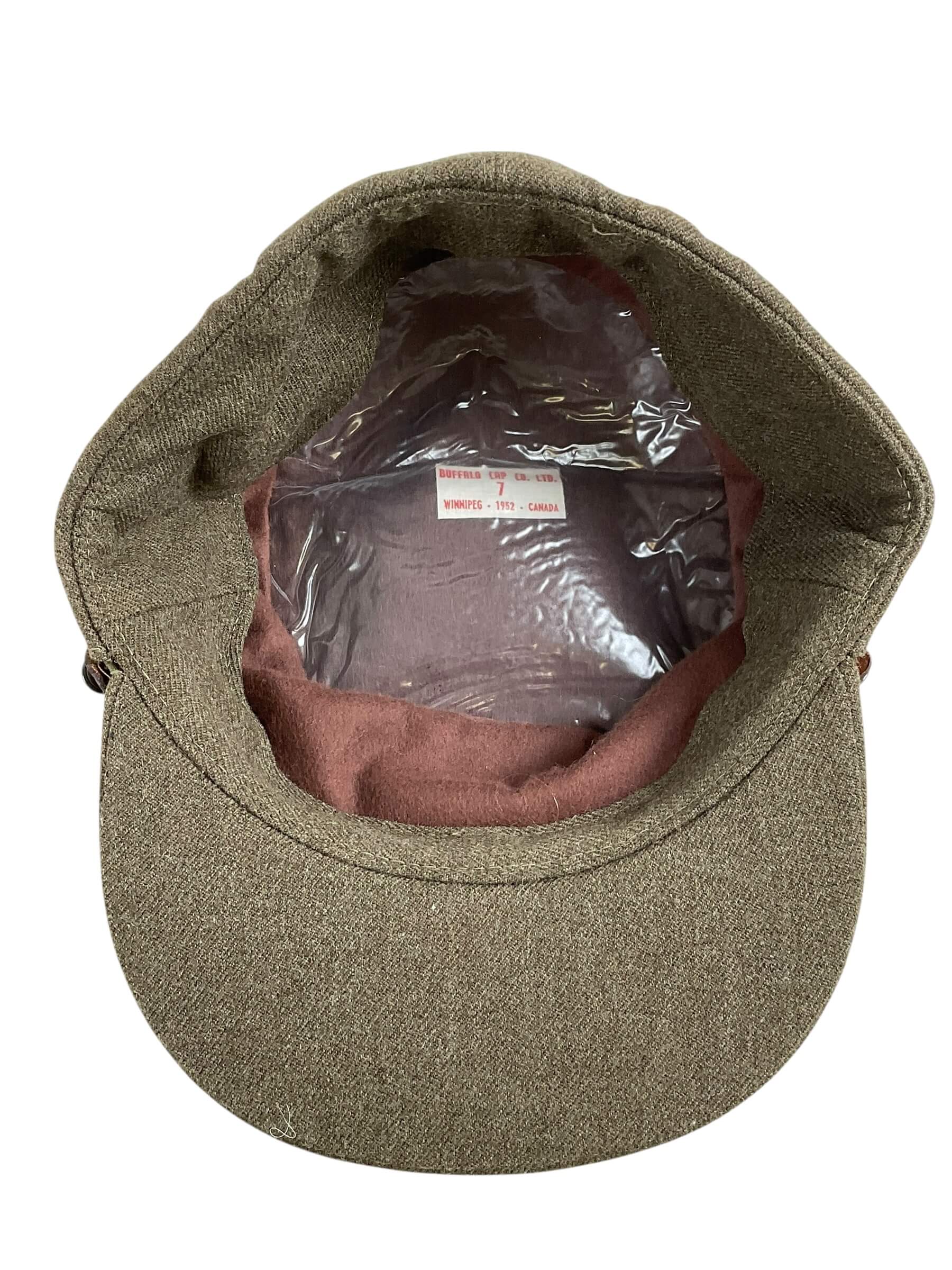 Canadian Women's Army Corps CWAC Korean War Cap Hat Size 7 Dated 1952 Unissued Canadian Women's Army Corps CWAC Korean War Cap Hat Size 7 Dated 1952 Unissued