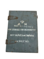 WW2 British RAF Storage Box For Distribution Air Ministry Marked