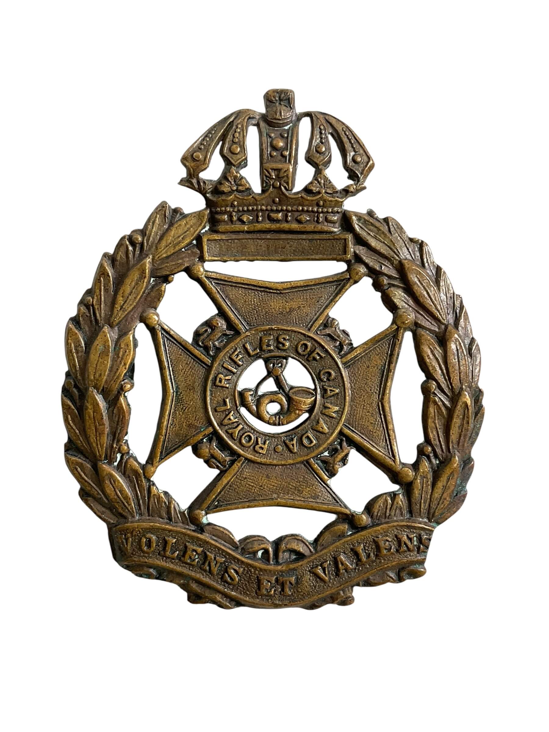 WW2 Canadian Royal Rifles of Canada Cap Badge WW2 Canadian Royal Rifles of Canada Cap Badge