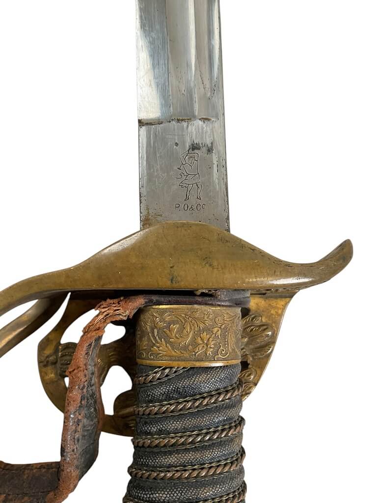 WW1 Imperial German M89 Officers Sword With Scabbard SHARPENED WW1 Imperial German M89 Officers Sword With Scabbard SHARPENED