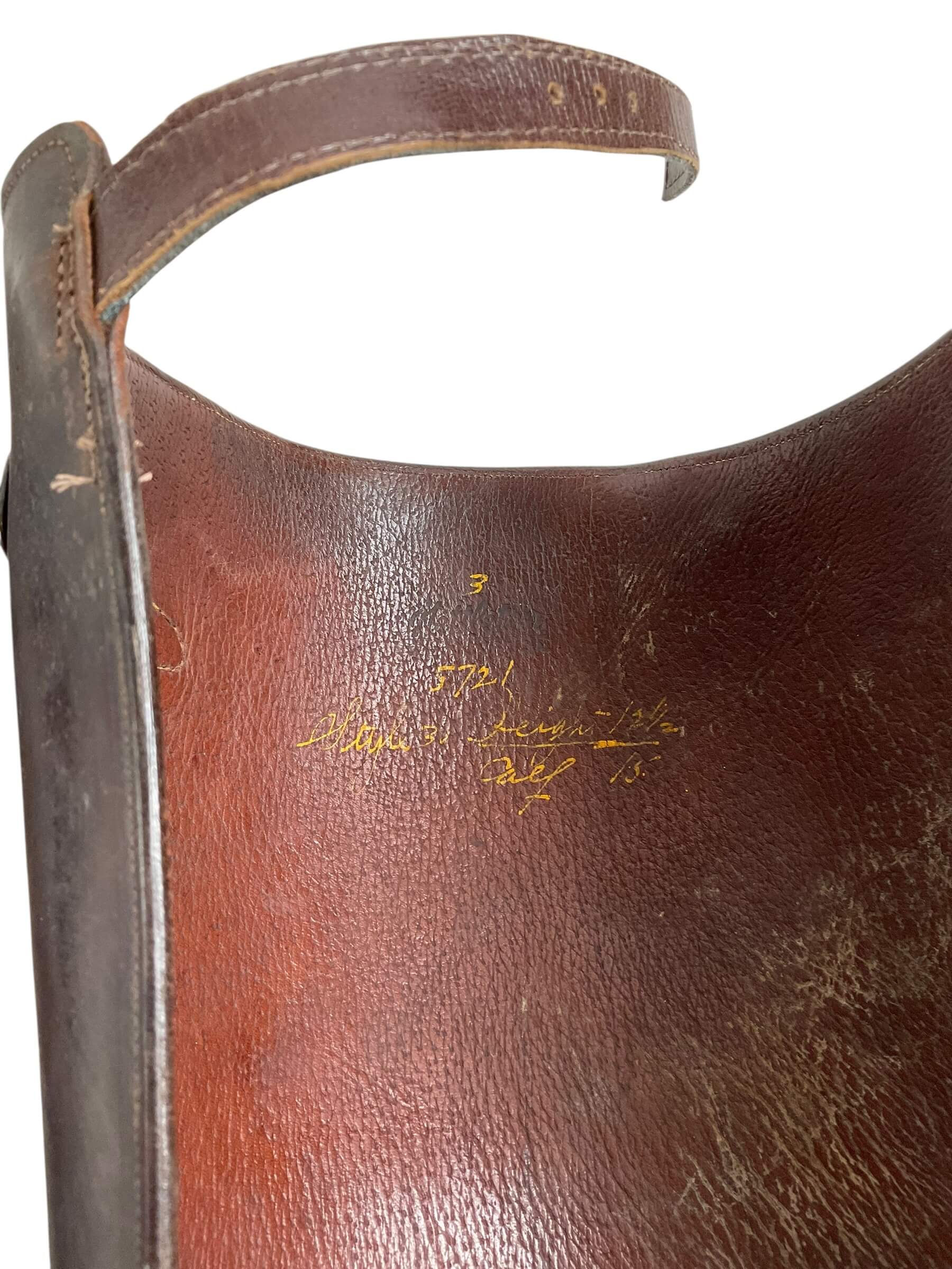 WW1 Canadian CEF Officers Brown Leather Leggings WW1 Canadian CEF Officers Brown Leather Leggings