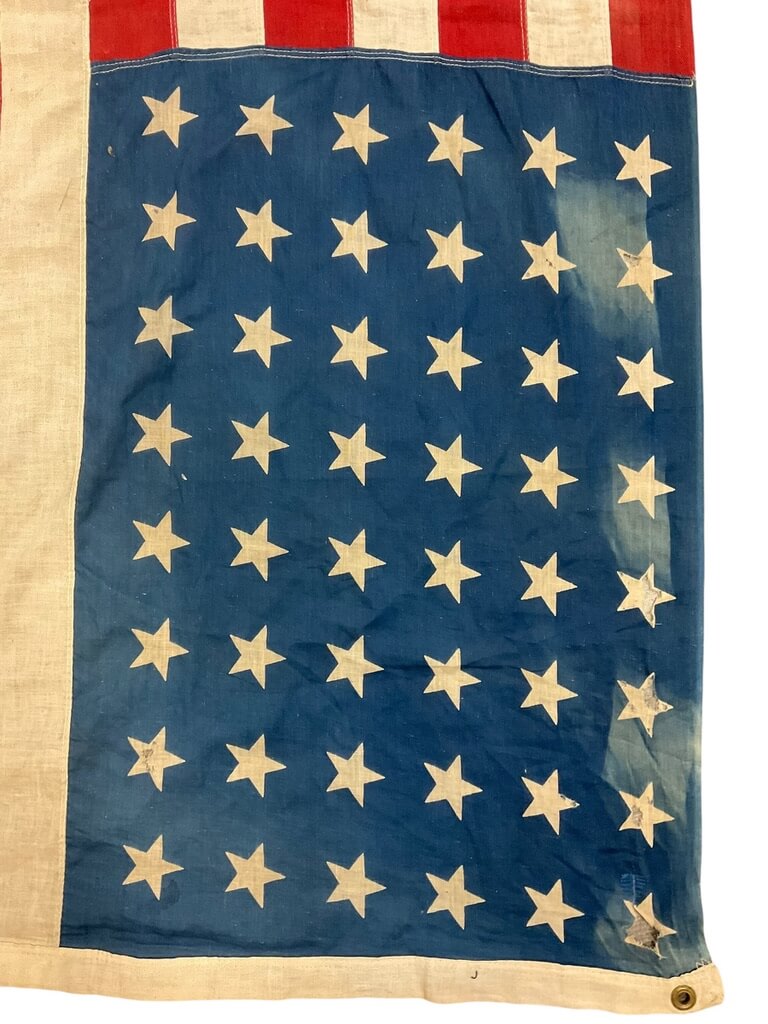WW2 US 48 Star Flag 58" X 34" WW2 US 48 Star Flag 58" X 34"