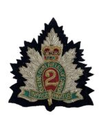 Canadian Forces Queen's Own Rifles QOR Bullion Wire Blazer Crest
