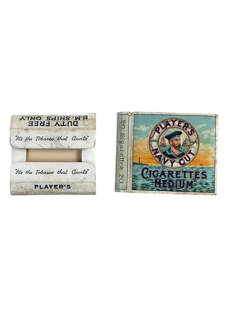 WW2 Canadian Navy Player's Cigarette Package EMPTY Ships Only WW2 Canadian Navy Player's Cigarette Package EMPTY Ships Only