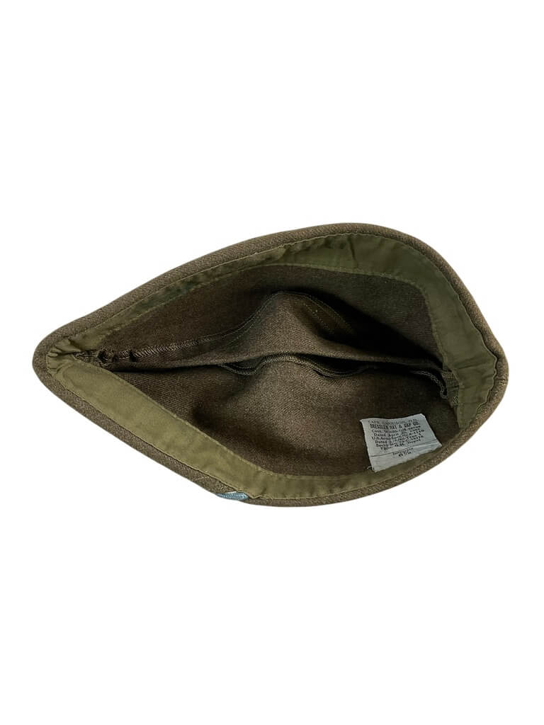WW2 US Army Infantry Garrison Cap Size 6 7/8 With Laundry Number WW2 US Army Infantry Garrison Cap Size 6 7/8 With Laundry Number