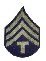 WW2 US Army Technical 3rd Grade Staff Sergeant Rank Sleeve Insignia