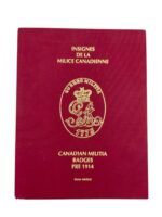 Canadian Militia Badges Pre 1914 Mazeas FRENCH/ENGLISH TEXT New Hardcover Reference Book