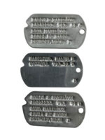WW2 US Army Dog Tags X 3