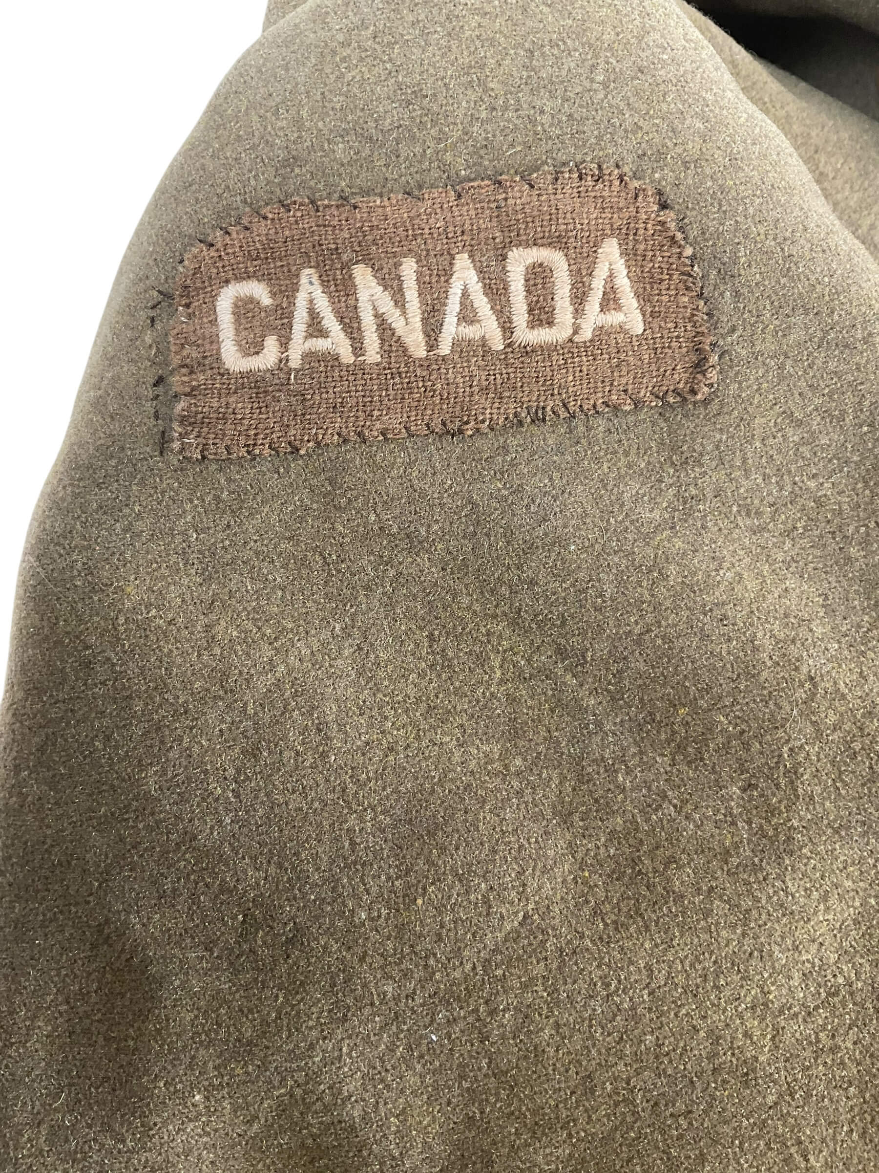 WW2 Canadian Army Officers Greatcoat Named - Military Antiques Toronto