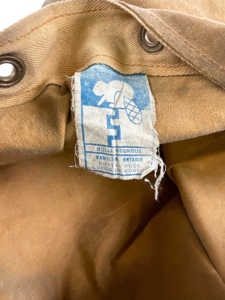 WW2 Canadian Large Duffle Bag Named 34" X 22" WW2 Canadian Large Duffle Bag Named 34" X 22"