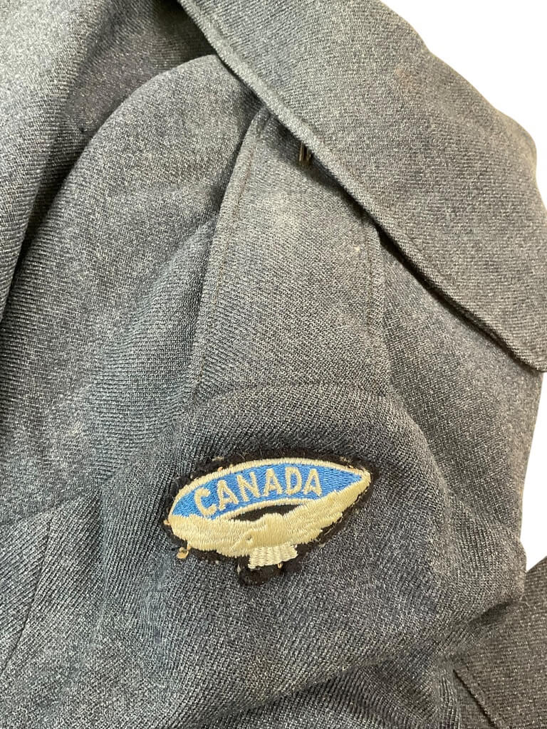 Canadian Air Cadets Blue Battle Dress Jacket Size 23 Dated 1952 Canadian Air Cadets Blue Battle Dress Jacket Size 23 Dated 1952