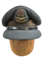 WW2 Canadian RCAF Named Officers Peak Cap Hat Size 7