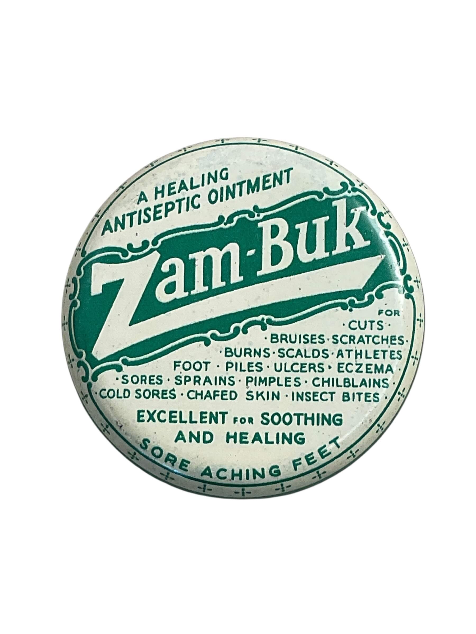 WW1 British BEF Zam-Buk Ointment Tin EMPTY WW1 British BEF Zam-Buk Ointment Tin EMPTY