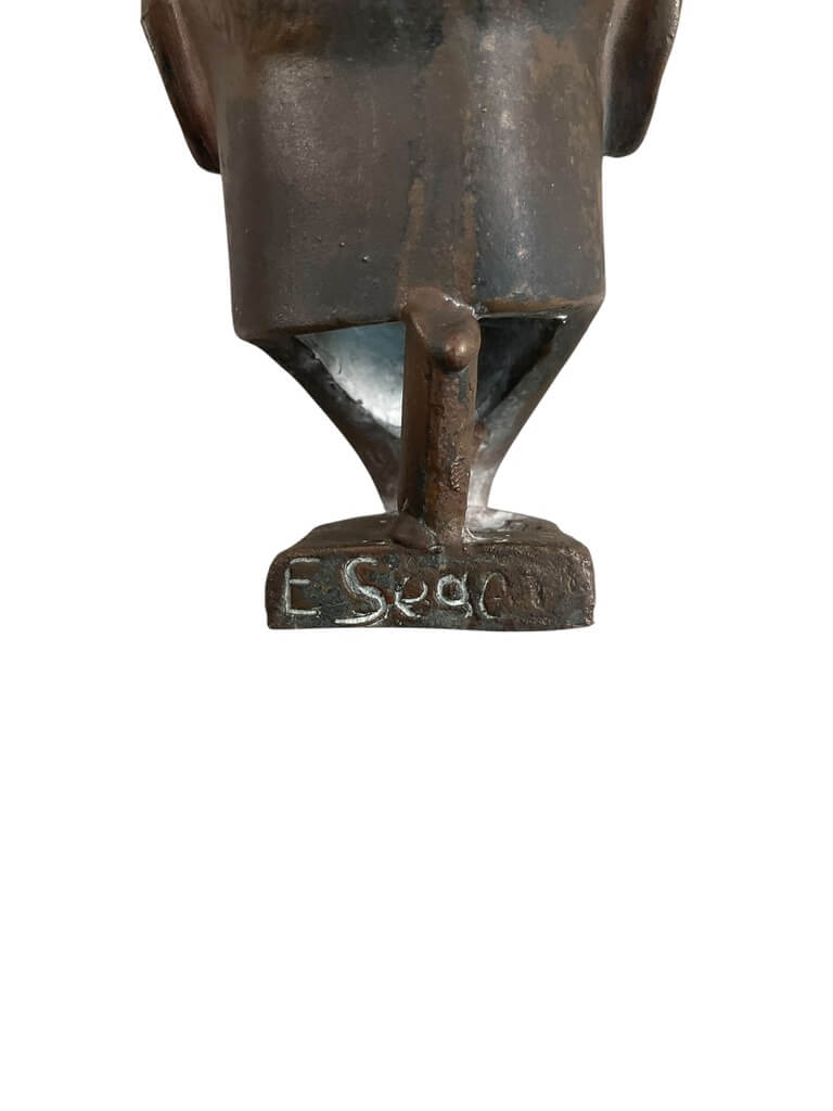 WW2 German Adolf Hitler Bronze Statue Maker Schofer 4" x 2" WW2 German Adolf Hitler Bronze Statue Maker Schofer 4" x 2"