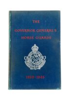 WW2 Canadian The Governor General's Horse Guards Used Hardcover Reference Book