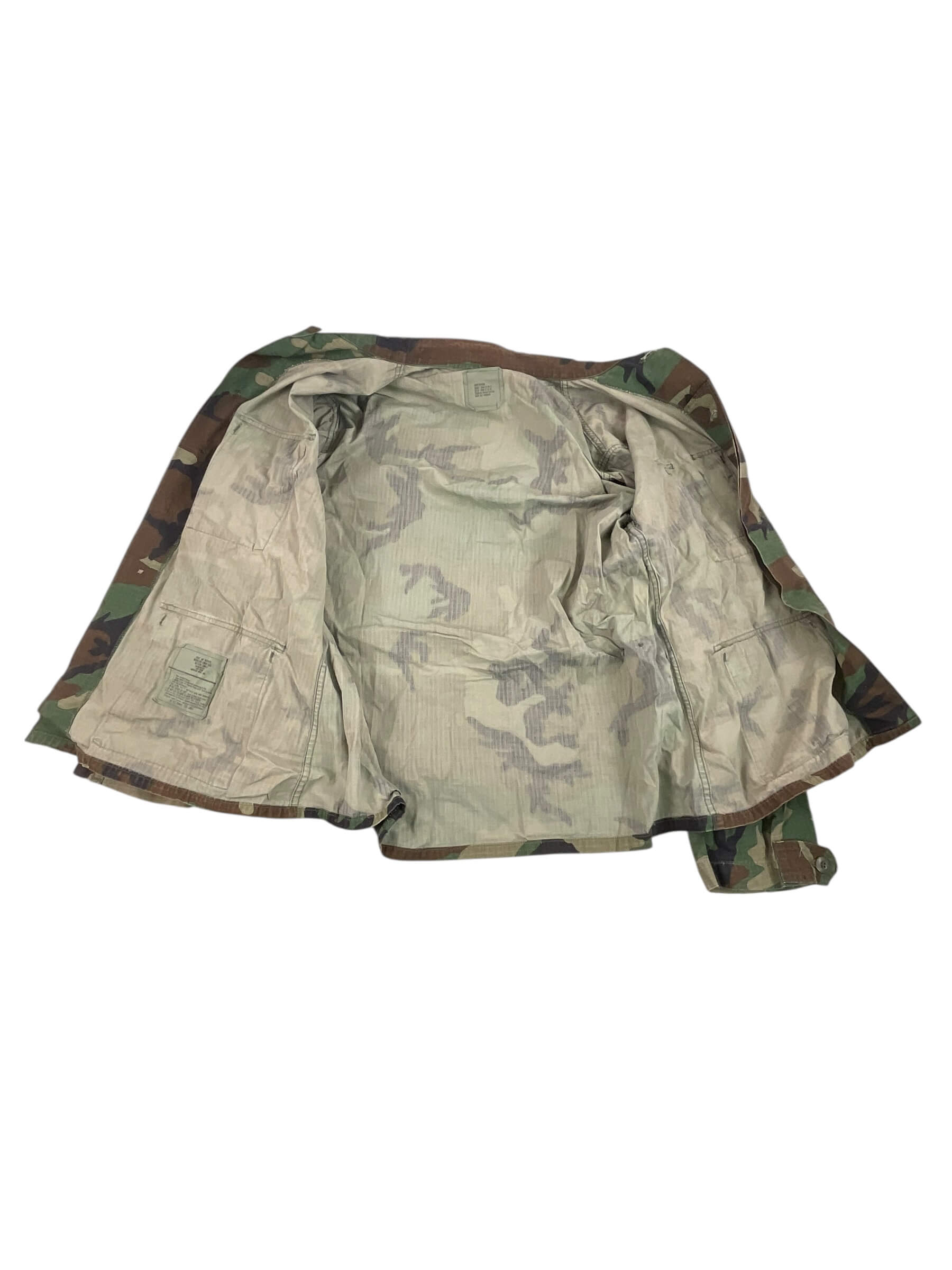 US Army BDU Woodland Shirt Size Large Regular US Army BDU Woodland Shirt Size Large Regular