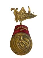 US Shriners Damascus Temple Rochester New York Los Angeles 1906 Medal US Shriners Damascus Temple Rochester New York Los Angeles 1906 Medal