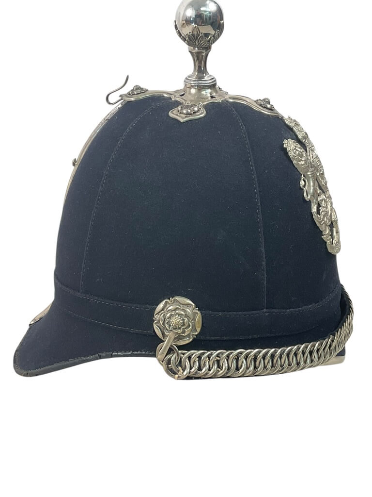 British Victorian 1st East York Artillery Officers Home Service Helmet Size 7 1/8 British Victorian 1st East York Artillery Officers Home Service Helmet Size 7 1/8