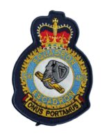 Canadian Forces RCAF 436 Squadron Heraldic Colour Crest Patch Vintage