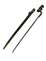 Canadian Snider Enfield Bayonet With Scabbard Unit Marked 24 Victoria Rifles of Canada
