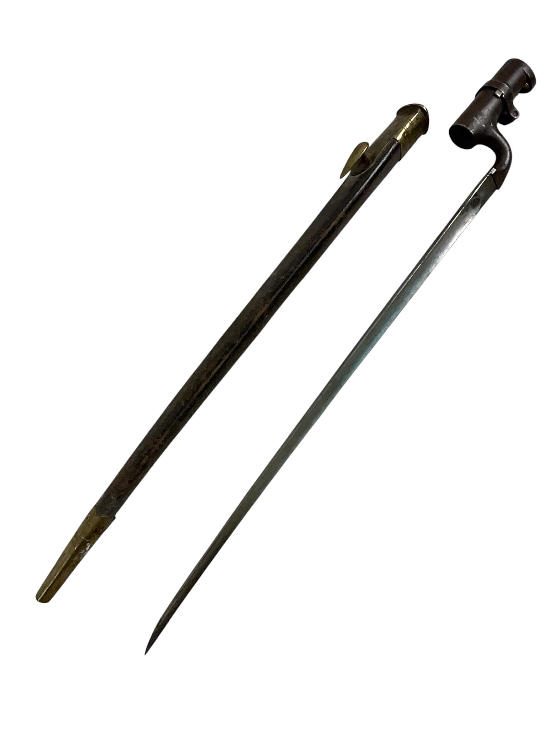 Canadian Snider Enfield Bayonet With Scabbard Unit Marked 24 Victoria Rifles of Canada Canadian Snider Enfield Bayonet With Scabbard Unit Marked 24 Victoria Rifles of Canada