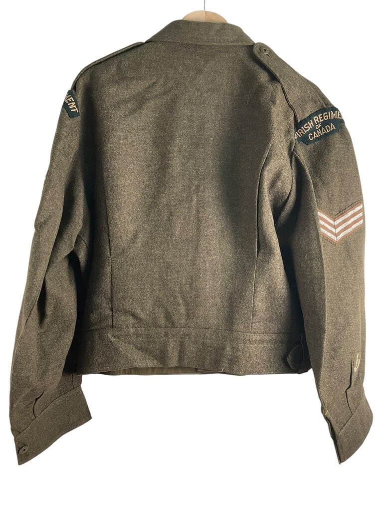 Canadian Army Korean War Irish Regiment of Canada Sergeants Battledress Size 24 Canadian Army Korean War Irish Regiment of Canada Sergeants Battledress Size 24