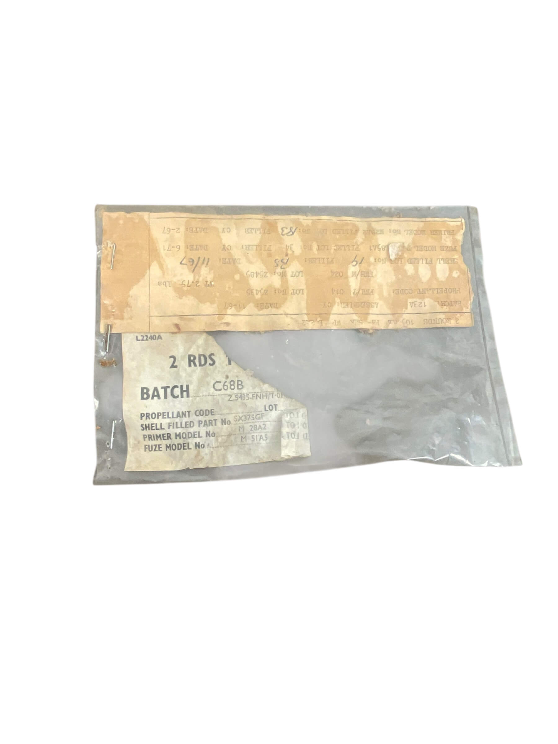 Canadian Forces 105mm Howitzer Smoke Transit Box EMPTY 33 1/2" X 10 1/2" X 6" Canadian Forces 105mm Howitzer Smoke Transit Box EMPTY 33 1/2" X 10 1/2" X 6"