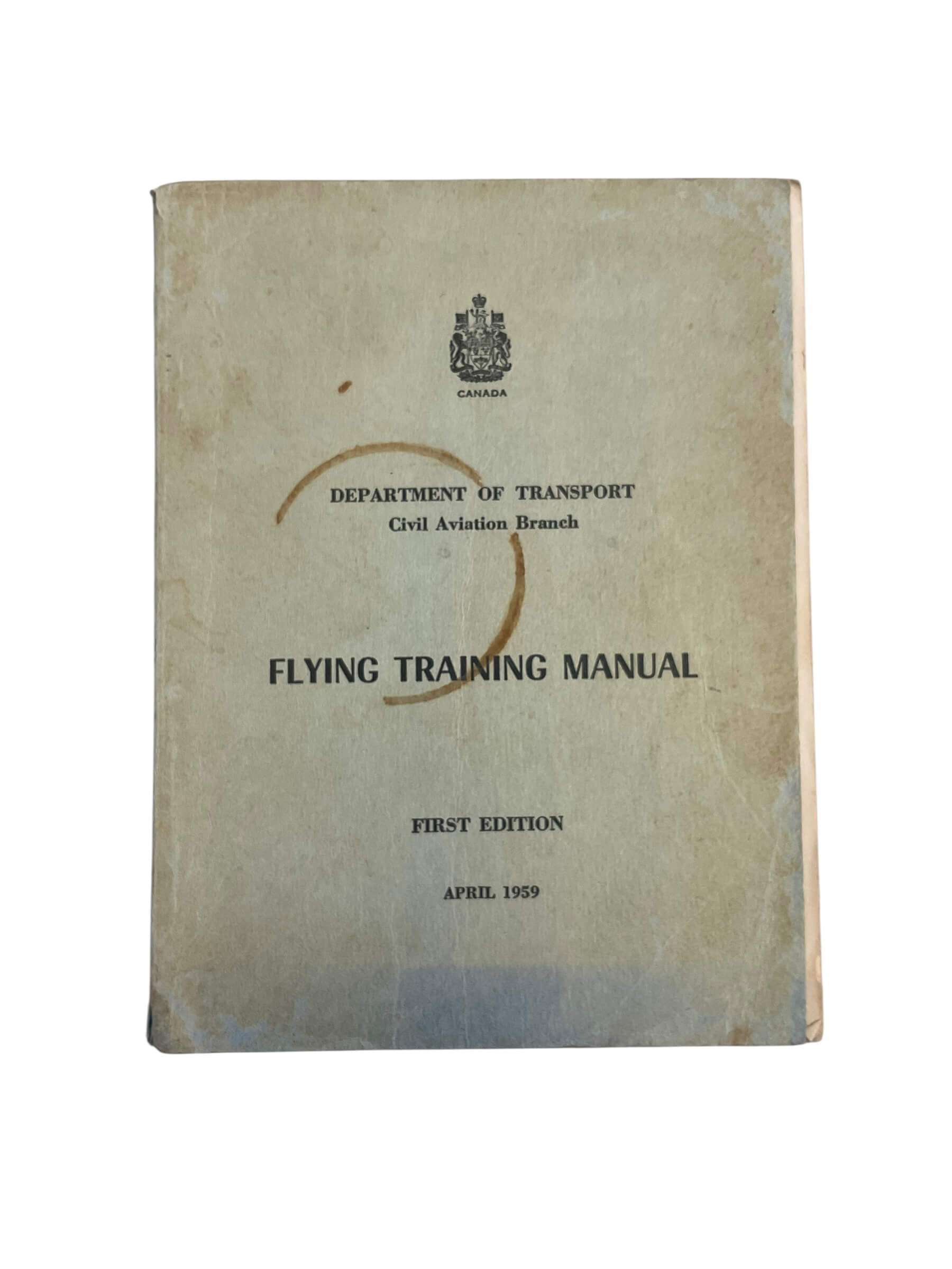 Canadian Department of Transport Flying Training Manual April 1959 Used Softcover Reference Book Canadian Department of Transport Flying Training Manual April 1959 Used Softcover Reference Book
