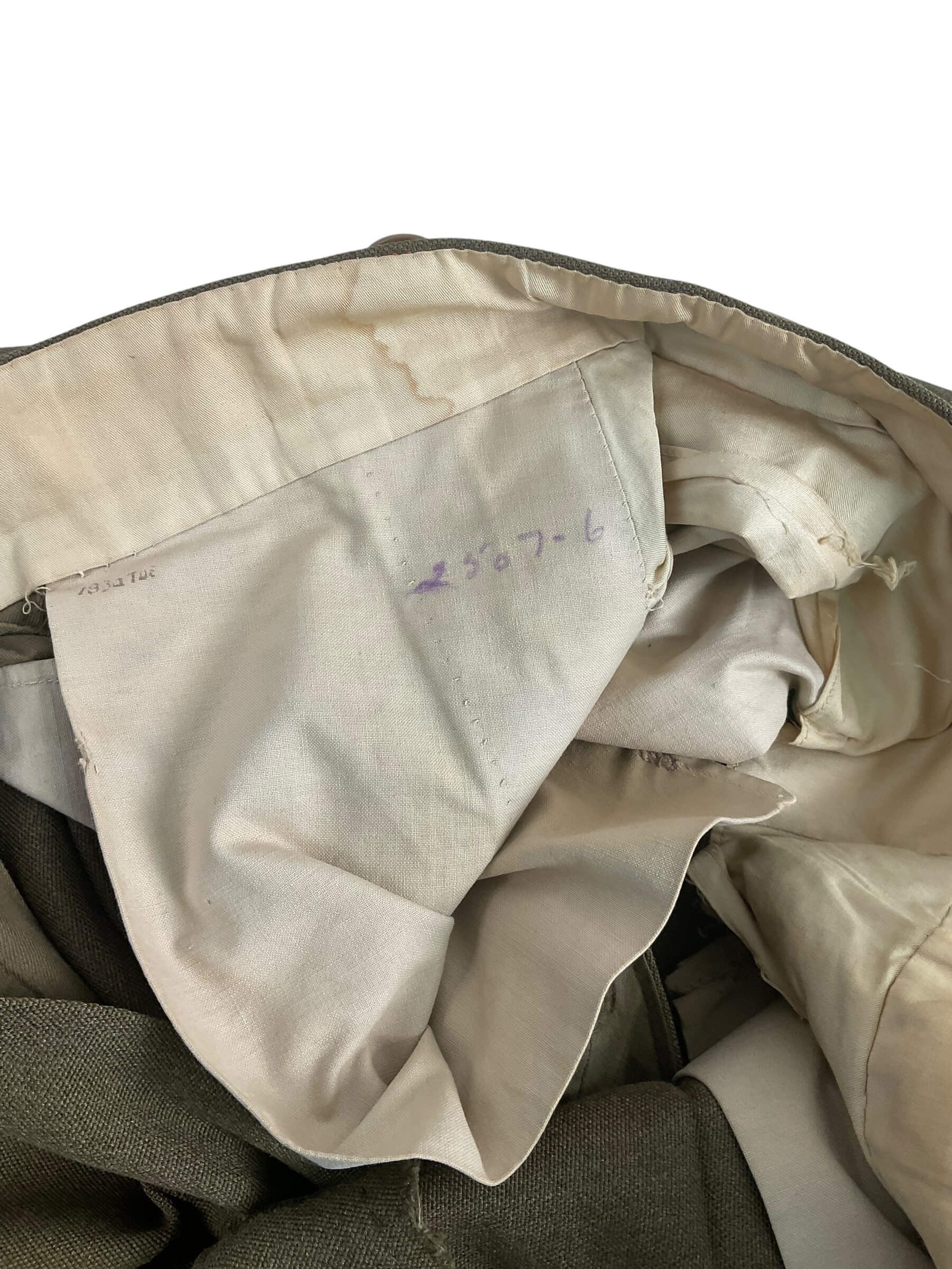 WW2 Canadian RCAMC Officers Named Service Dress With Trousers and Peak Cap Hat WW2 Canadian RCAMC Officers Named Service Dress With Trousers and Peak Cap Hat