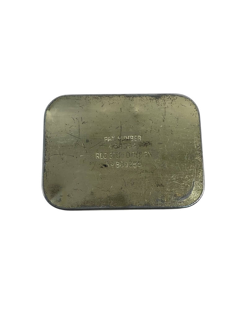 WW2 Canadian Emergency Ration Tin EMPTY Dated 1943 WW2 Canadian Emergency Ration Tin EMPTY Dated 1943