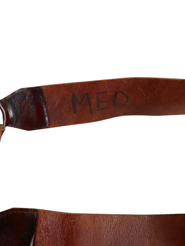 Canadian Toronto Scottish Leather Cross Belt and Plate
