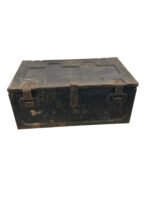 WW2 Canadian Steel Ammo Transit Tin EMPTY 1940 Dated 14 1/2" X 24" X 9"