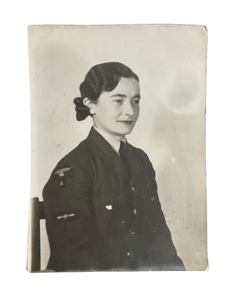 WW2 British Women's Royal Air Force Auxiliary Photograph 3 1/2" X 2 1/2" WW2 British Women's Royal Air Force Auxiliary Photograph 3 1/2" X 2 1/2"