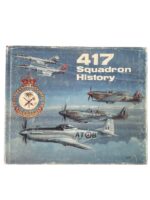 WW2 Canadian RCAF 417 Squadron History Used Hardcover Reference Book WW2 Canadian RCAF 417 Squadron History Used Hardcover Reference Book