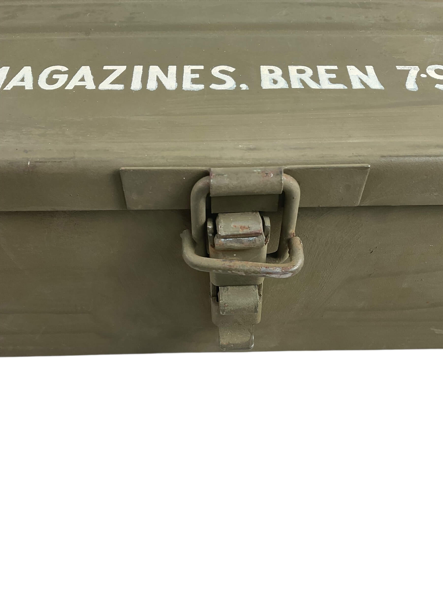 WW2 British Bren 7.92mm Box EMPTY WW2 British Bren 7.92mm Box EMPTY