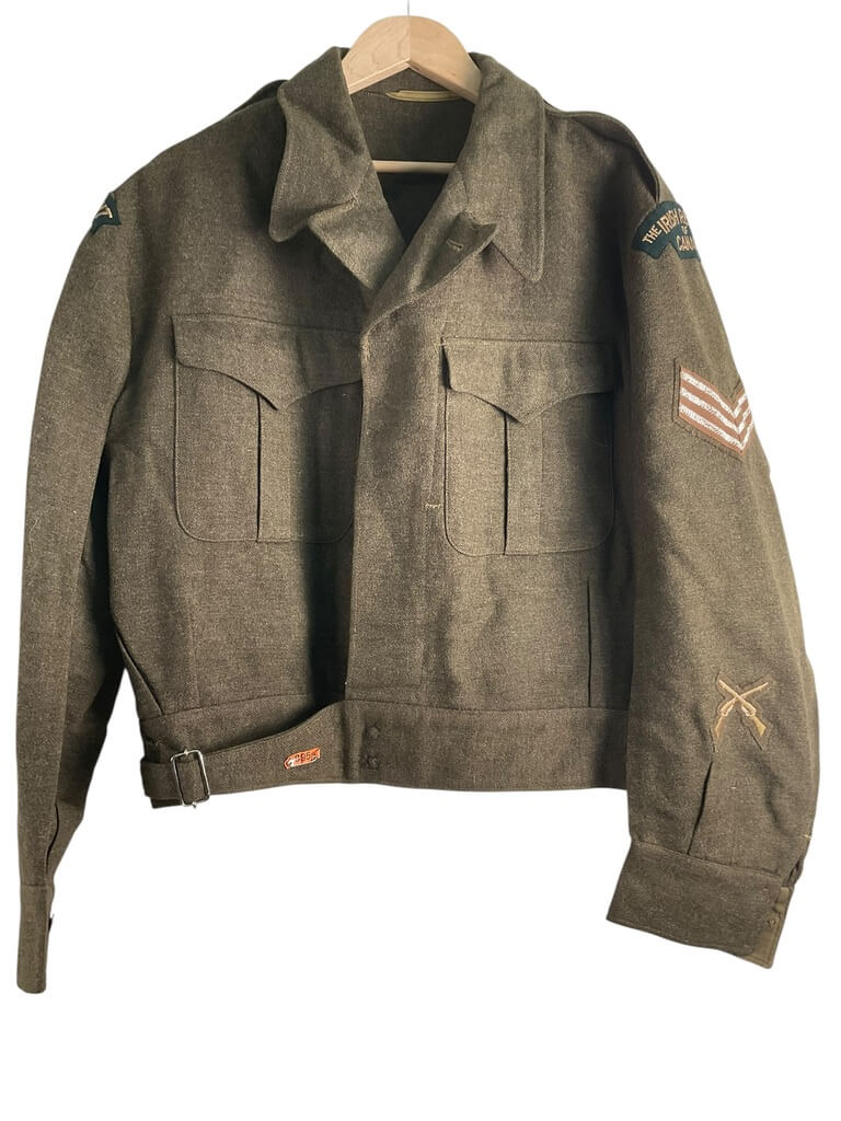 Canadian Army Korean War Irish Regiment of Canada Sergeants Battledress Size 24 Canadian Army Korean War Irish Regiment of Canada Sergeants Battledress Size 24