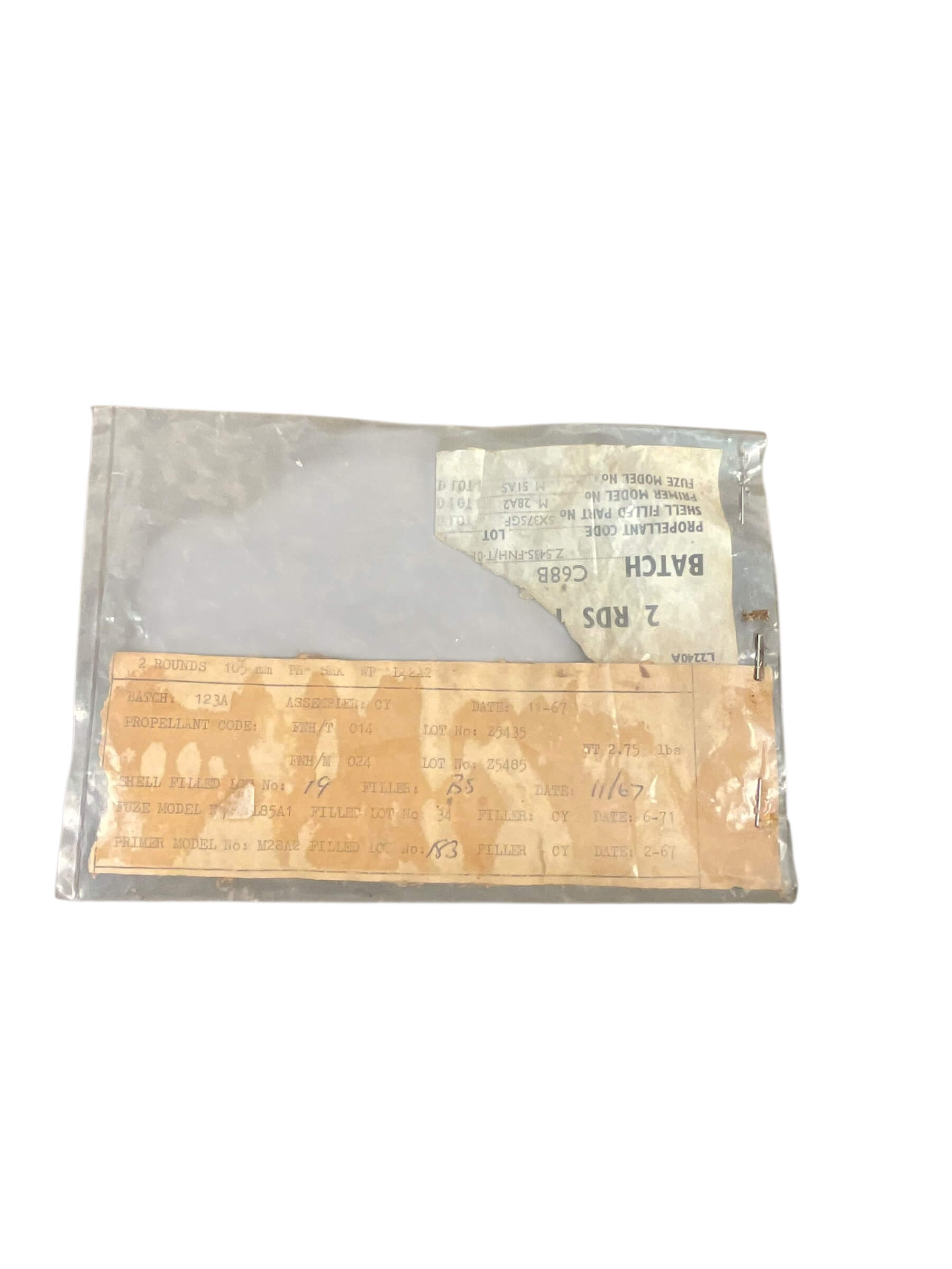 Canadian Forces 105mm Howitzer Smoke Transit Box EMPTY 33 1/2" X 10 1/2" X 6" Canadian Forces 105mm Howitzer Smoke Transit Box EMPTY 33 1/2" X 10 1/2" X 6"