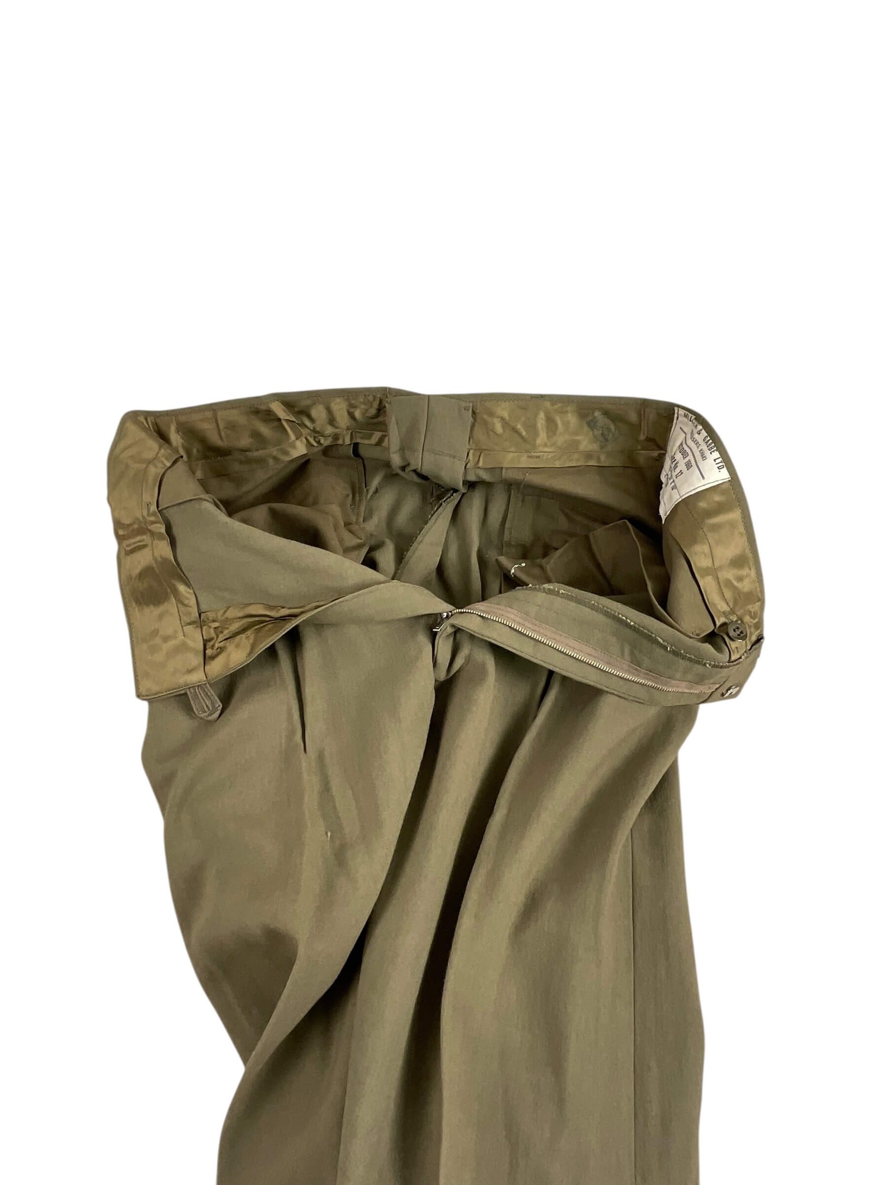 Canadian RCN Navy Tropical Worsted 4 Pocket Tunic and Trousers Dated 1955 Canadian RCN Navy Tropical Worsted 4 Pocket Tunic and Trousers Dated 1955