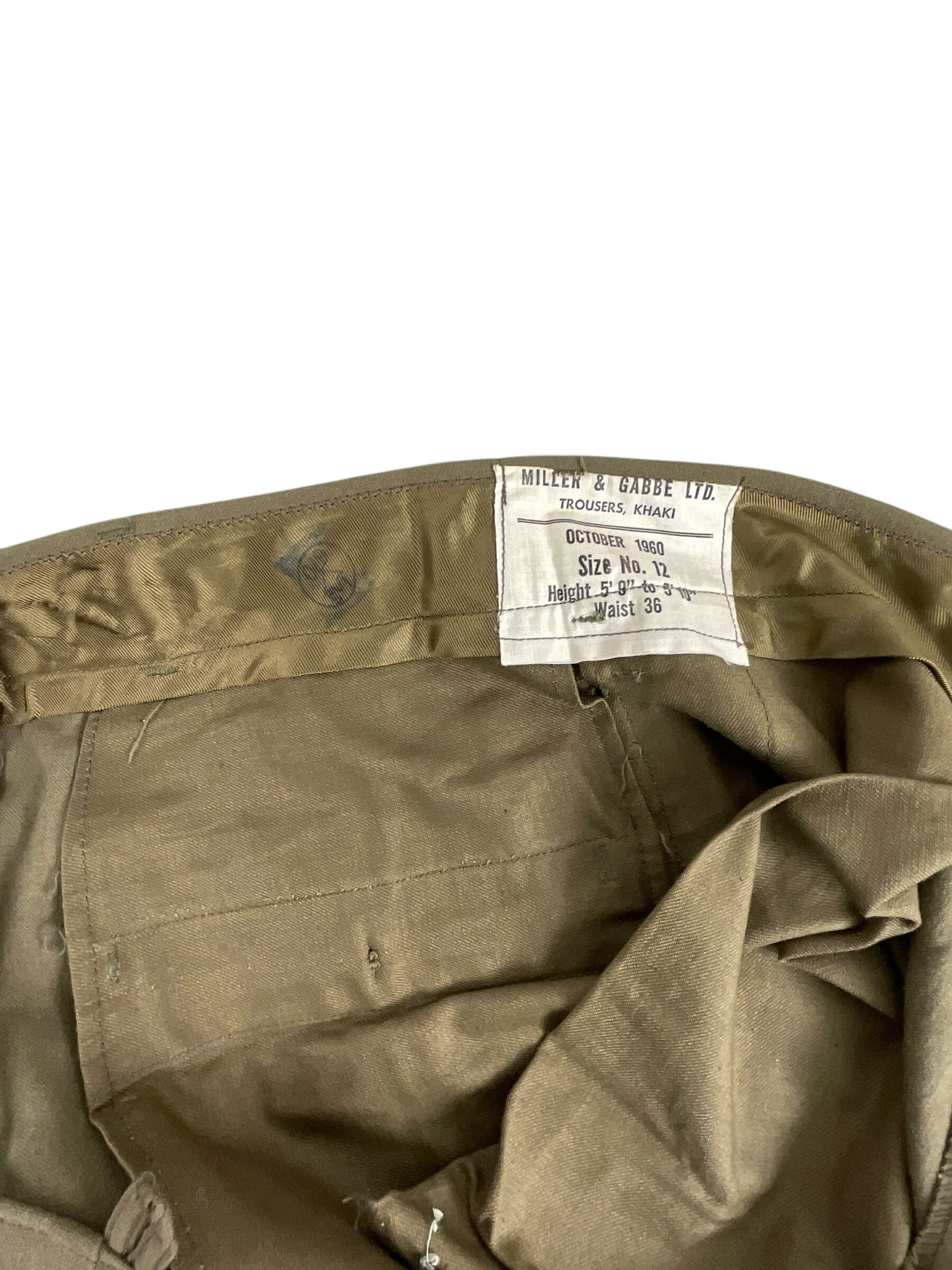 Canadian RCN Navy Tropical Worsted 4 Pocket Tunic and Trousers Dated 1955 Canadian RCN Navy Tropical Worsted 4 Pocket Tunic and Trousers Dated 1955